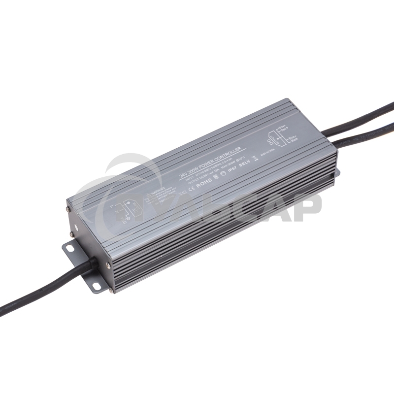 Источник питания (драйвер) 24В, 300Вт с проводами, влагозащищенный IP67 Rexant