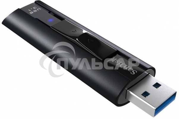 Флешка USB R/W R/W 256 Gb SanDisk CZ880 Cruzer Extreme Pro, USB 3.1, Металлич., черный