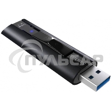Флешка USB R/W R/W 256 Gb SanDisk CZ880 Cruzer Extreme Pro, USB 3.1, Металлич., черный