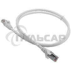 Патч-корд LANMASTER LSZH FTP кат.5e, 1.0 м, белый