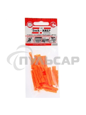 Дюбель универс. 6х37 полипропилен (уп.30шт) пакет Tech-Krep 102929