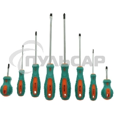 Набор отверток, 8 шт, CrV, тканевый кейс, Sturm!