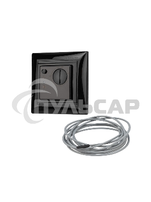 Терморегулятор механический RX-308B черный (совместим с Legrand серии Valena) Rexant