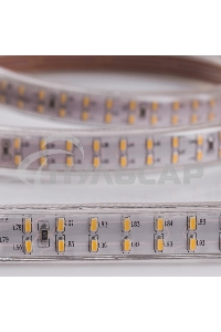 Лента светодиодная Neon-night 220 В, 6.5x15 мм, IP67, SMD 3014, 240 LED/m, цвет свечения теплый белый, 100 м