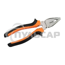 Плоскогубцы ВИХРЬ 160мм.,никелированные,двухкомпонентные рукоятки