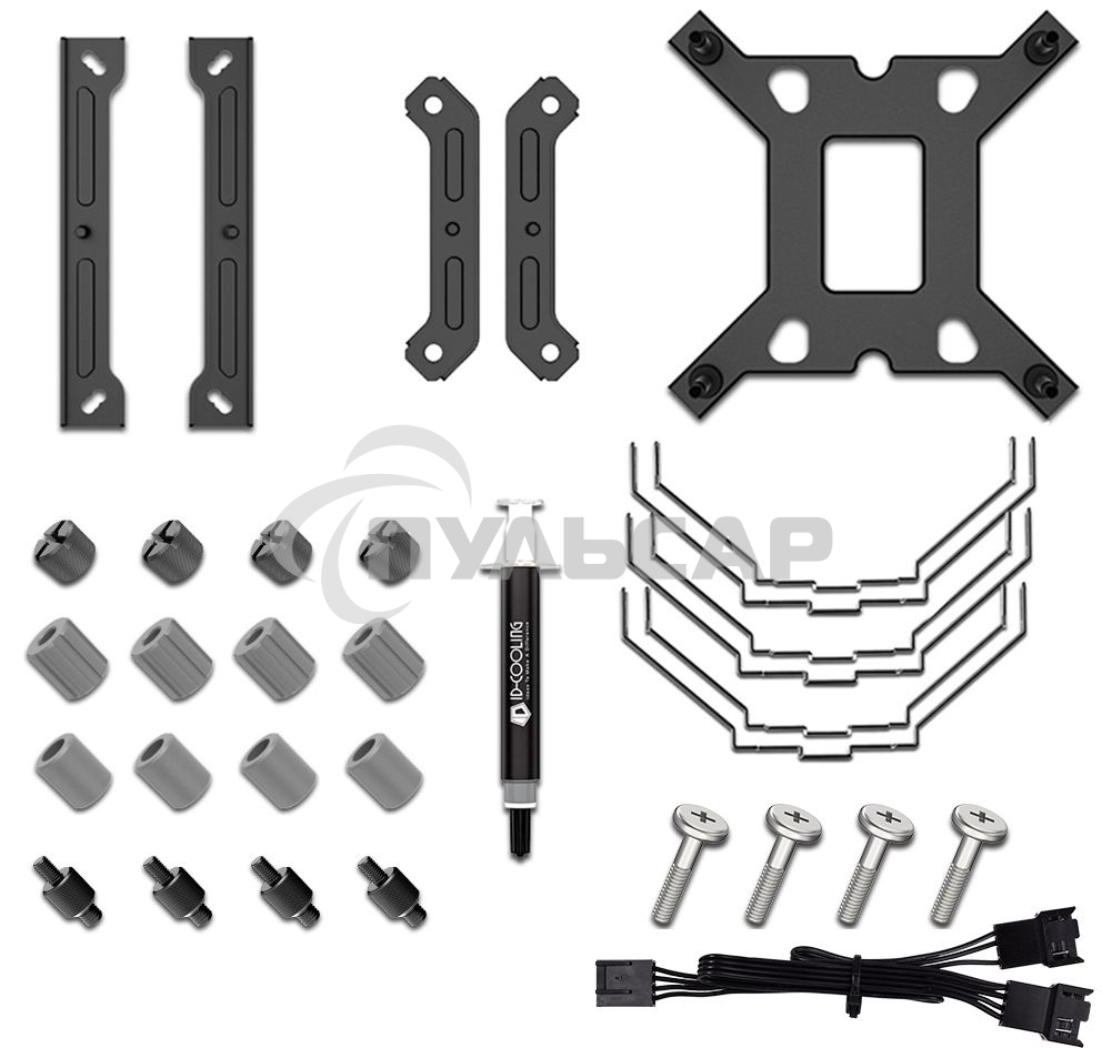 Кулер ID-COOLING SE-207-XT SLIM черный 120мм алюминий/медь 1800rpm 35db 4-pin 220W 135мм