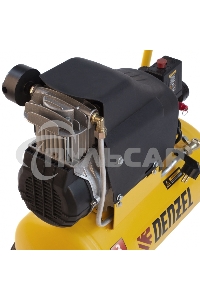 Компрессор Denzel воздушный DLC1300/24 безмасляный 1,3 кВт, 24 литра, 206 л/мин/ 58171