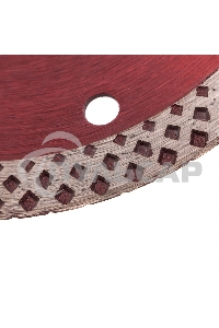 Диск алмазный отрезной Matrix сплошной, 230 х 22,2 мм, сухое/мокрое резание