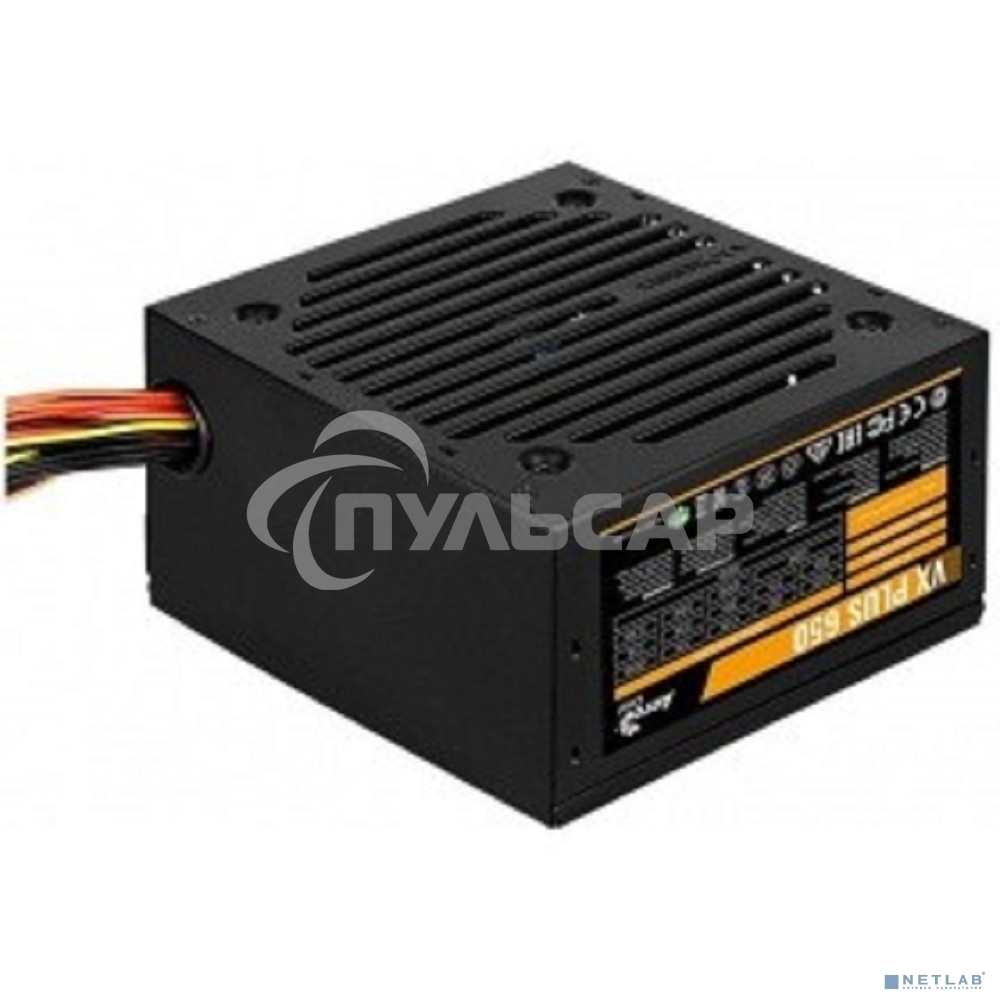 Блок питания Aerocool / Formula VX-650 PLUS, 650Вт, 120мм, черный