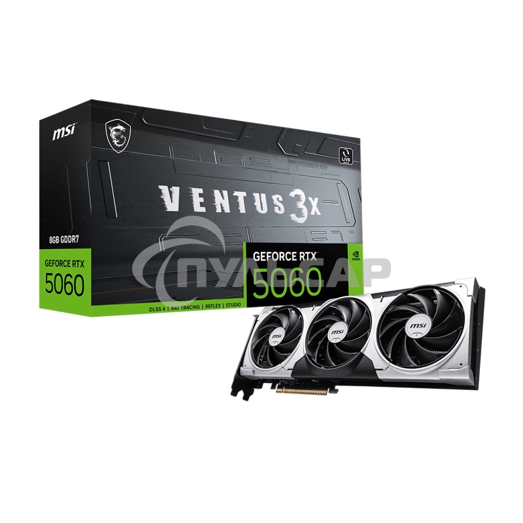 Видеокарта MSI GeForce RTX 5060 8G VENTUS 3X OC