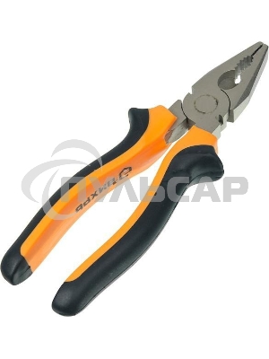 Плоскогубцы ВИХРЬ 180мм.,никелированные,двухкомпонентные рукоятки