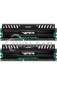 Оперативная память Patriot Viper 3, DDR3, 16Gb (2x8 Gb), 1866 MHz, CL10, DIMM, радиатор, черный