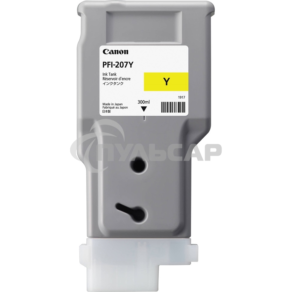 Картридж струйный Canon PFI-207 Y желтый для для iPF680/685/780/785 300ml (8792B001)