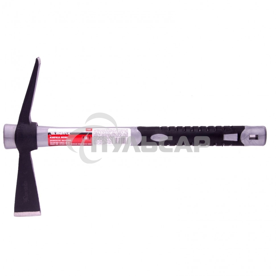 Кирка Matrix mini двухплоскостная 500 г фибергласовая обрезиненная рукоятка 385мм
