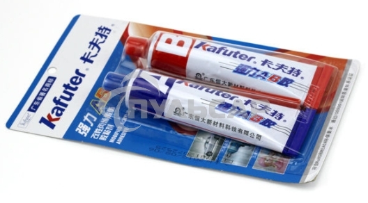 Клей двухкомпонентный (жидкая сварка) Kafuter белый 70 грамм