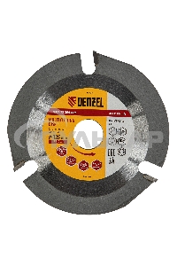 Диск пильный для УШМ, Мультирез, 125 х 22,2 мм Denzel