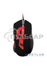 Мышь проводная Qumo Dragon War Axe M07 черный, 2400 dpi, USB, кнопки - 6