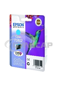 Картридж струйный Epson C13T08024011 голубой для Epson St PhP50/PX660/PX720WD (330стр.)