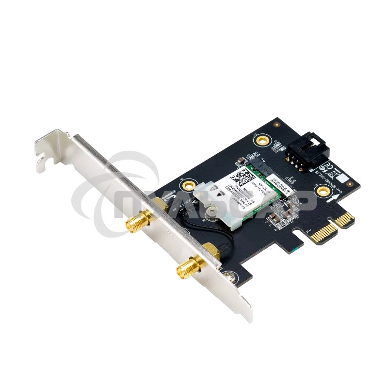 Сетевой адаптер ASUS PCE-AX1800 WIFI 802.11ax, 2402 + 574Mbpsб PCI-E Adapter, 2 антенны; 90IG07A0-MO0B00
