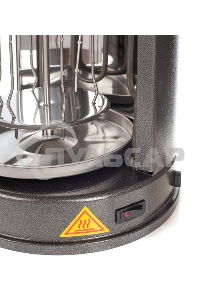 Шашлычница электрическая Kitfort KT-1404, 1400Вт серебристый