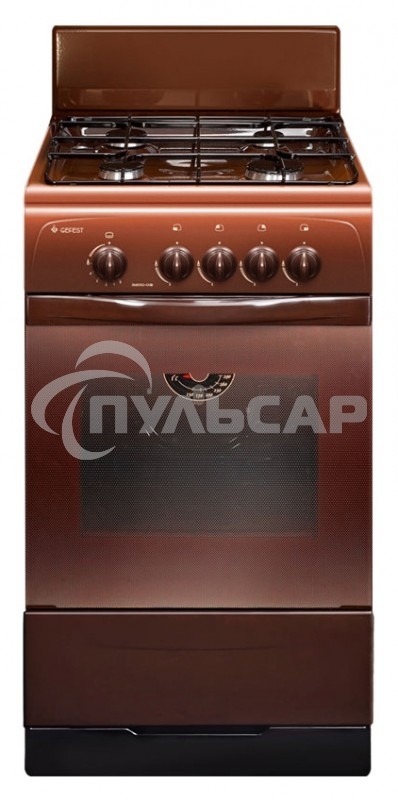 Плита газовая Gefest ПГ 3200-08 К19 коричневый, конфорок 4 шт, духовка 42 л, 50 см x 85 см x 53 см