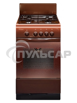 Плита газовая Gefest ПГ 3200-08 К19 коричневый, конфорок 4 шт, духовка 42 л, 50 см x 85 см x 53 см
