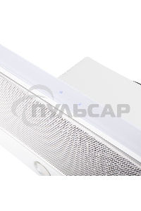 Вытяжка встраиваемая Maunfeld Ouse Touch Glass 60 белый, 60 см, 750 куб. м/ч, 48 дБ