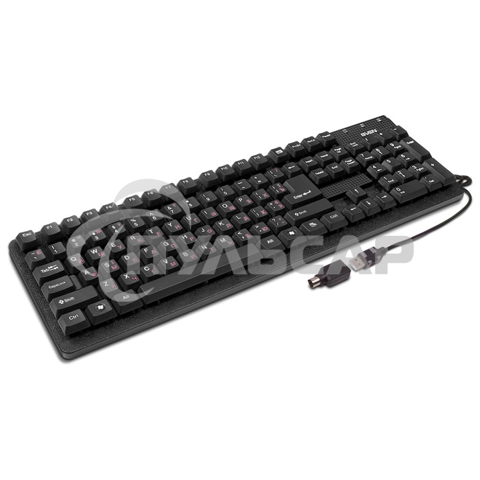 Клавиатура проводная Keyboard SVEN Standard 301 USB черная SV-03100301UB