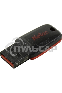 Флешка USB Netac U197 16 Gb <NT03U197N-016G-20BK>, USB 2.0, пластиковая, черная