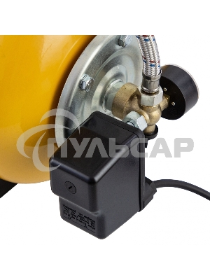 Насосная станция PS1000X, 1000 Вт, 3500 л/ч, ресивер 24 л, подъем 44 м, нержавейка Denzel