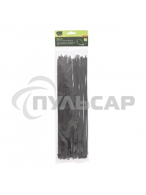 Хомуты, 350 х 4,8 мм, пластиковые, черные, 50 шт. Сибртех