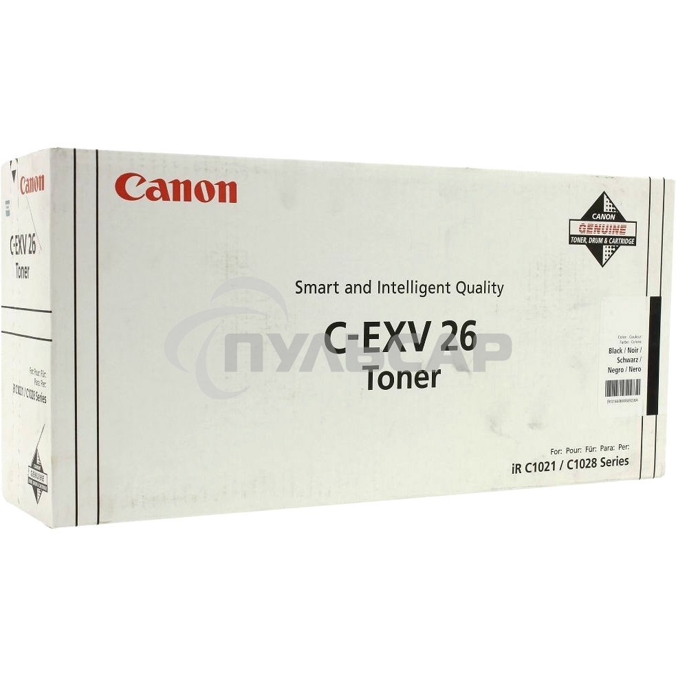 Картридж лазерный CANON C-EXV26 для iRC 1021i черный (туба 6000стр)