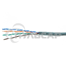 Кабель Cablexpert, UTP5e, 4 пары, 7 *0.18 мм, медь, многож., 305 м, Fluke Test, серый