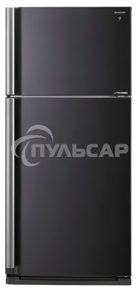 Холодильник Sharp SJ-XE59PMBK черный двухкамерный 430/148 л морозилка сверху