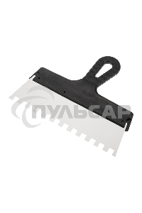 Шпатель фасадный REXANT 250 мм зуб 10х10 нержавеющая сталь, пластмассовая ручка