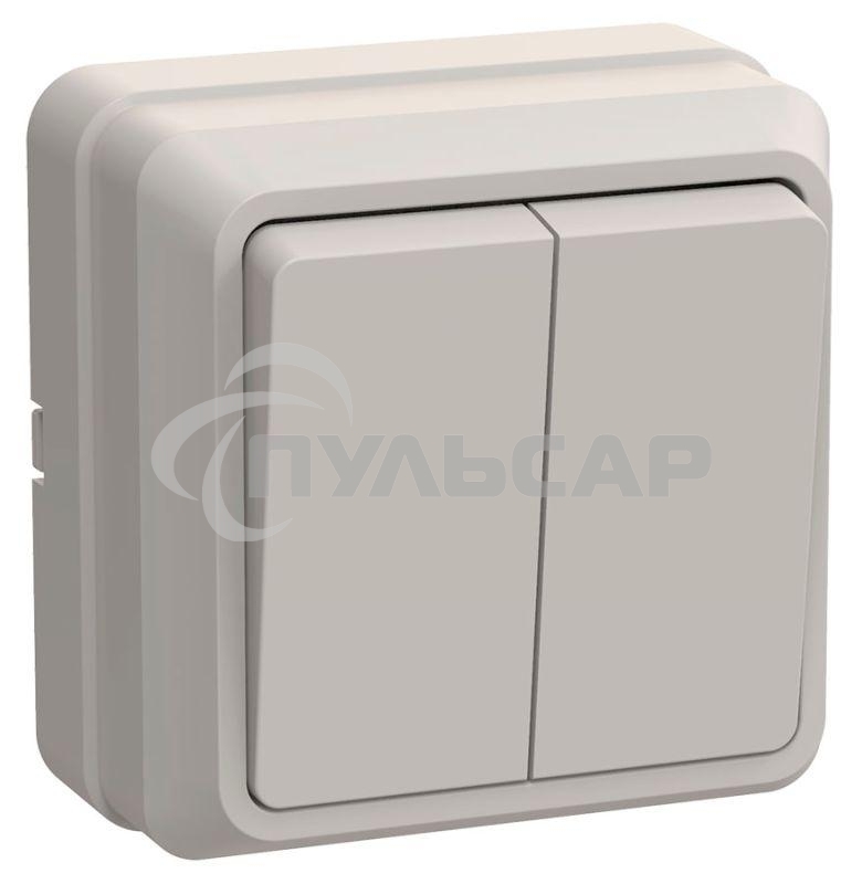 Выключатель Iek EVO20-K33-10-DC ВС20-2-0-ОКм 2кл 10А откр.уст. ОКТАВА (кремовый)