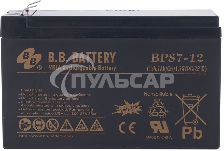 Батарея B.B.Battery BPS 7-12 (12V 7Ah)