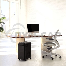 Шредер Fellowes PowerShred LX220 черный (секр.P-4)/перекрестный/20лист./30лтр./скрепки/скобы/пл.карты