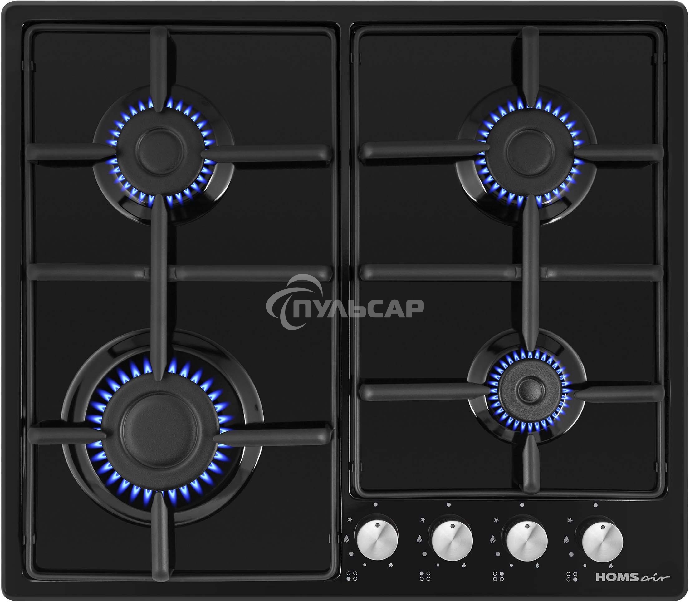 Газовая варочная панель HOMSair HGE643BK