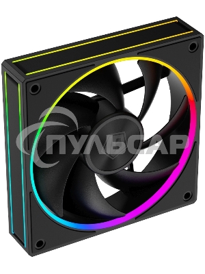 Вентилятор для корпуса ID-Cooling AF-127-ARGB-K черный, 120 мм, 2000 об/мин, 29.9 дБ, 4 pin