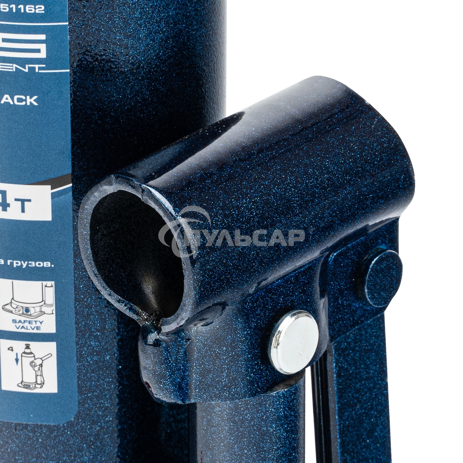 Домкрат гидравлический бутылочный, 4 т, h подъема 188-363 мм Stels