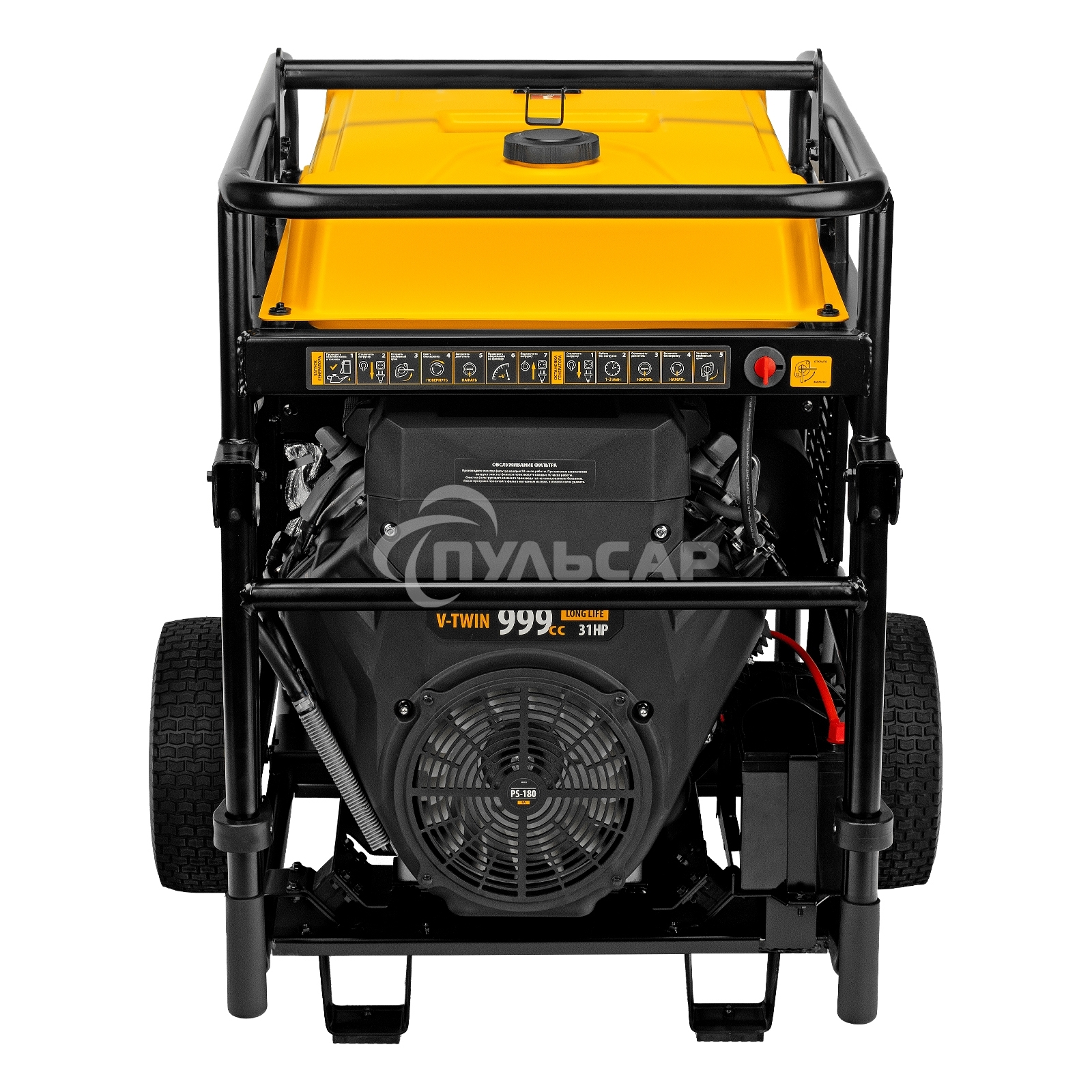 Электрогенератор бензиновый Denzel PS-180EA, 18 кВт, 110 дБ, 276 кг