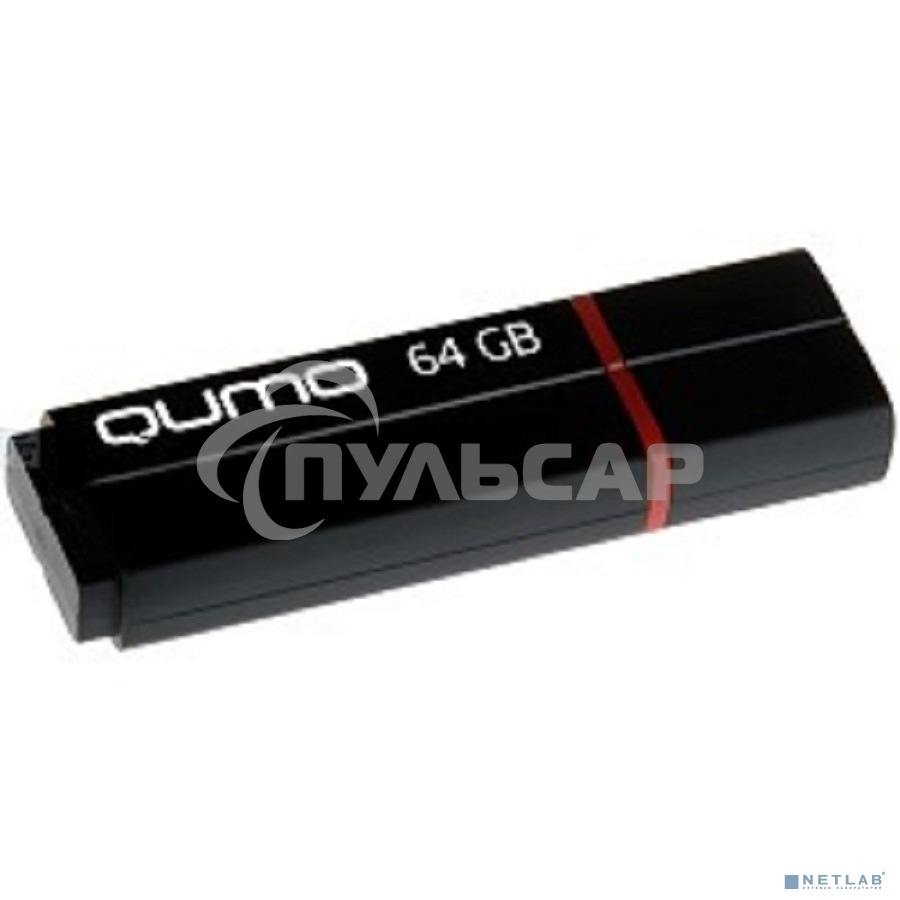 Флешка USB 3.0 QUMO 64 Gb, Speedster черный