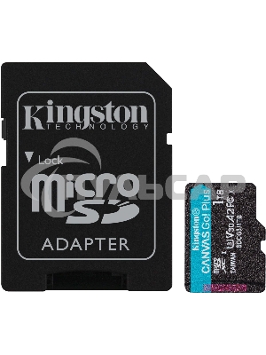 Флеш карта Kingston 1Tb microSDXC Canvas Go Plus 170R A2 U3 V30 Card + ADP/ Kingston 1Tb microSDXC Canvas Go Plus 170R A2 U3 V30 Card + ADP