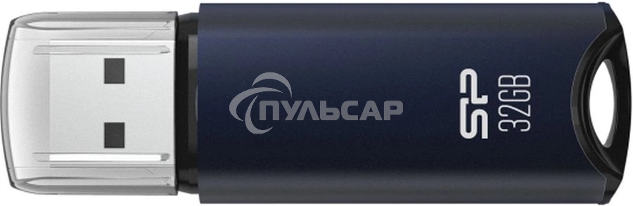 Флешка USB R/W 32 Gb Silicon Power Marvel M02, USB 3.0, синий