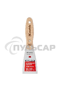 Шпательная лопатка Matrix из нержавеющей стали, 60 мм, буковая рукоятка, EFP