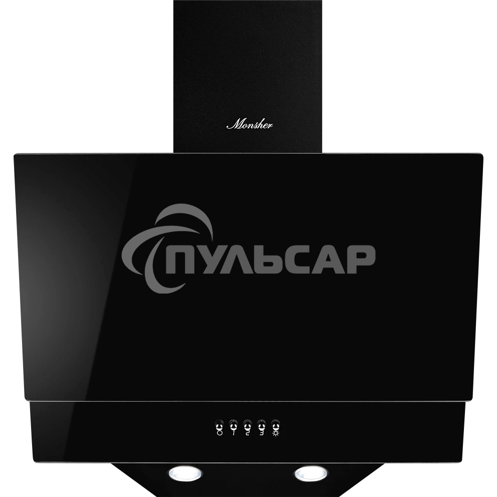 Вытяжка наклонная Monsher ROUEN 50 Noir Verre черный, 50 см, 700 куб. м/ч, 53 дБ