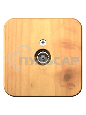 Коннектор TV ОП BLANCA изол. пласт. ясень SchE BLNTA000015