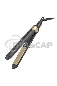 Щипцы для волос Galaxy Line GL 4519, черный, 40 Вт, максимальная температура 180°С, керамическое покрытие поверхностей, индикатор работы, ножка-подставка для обеспечения защиты от нагрева поверхности стола, шнур питания, вращающийся на 360°, подвесная пет