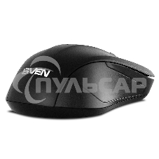 Мышь беспроводная SVEN RX-270W черный, 1600 dpi, радиоканал, USB, кнопки - 4